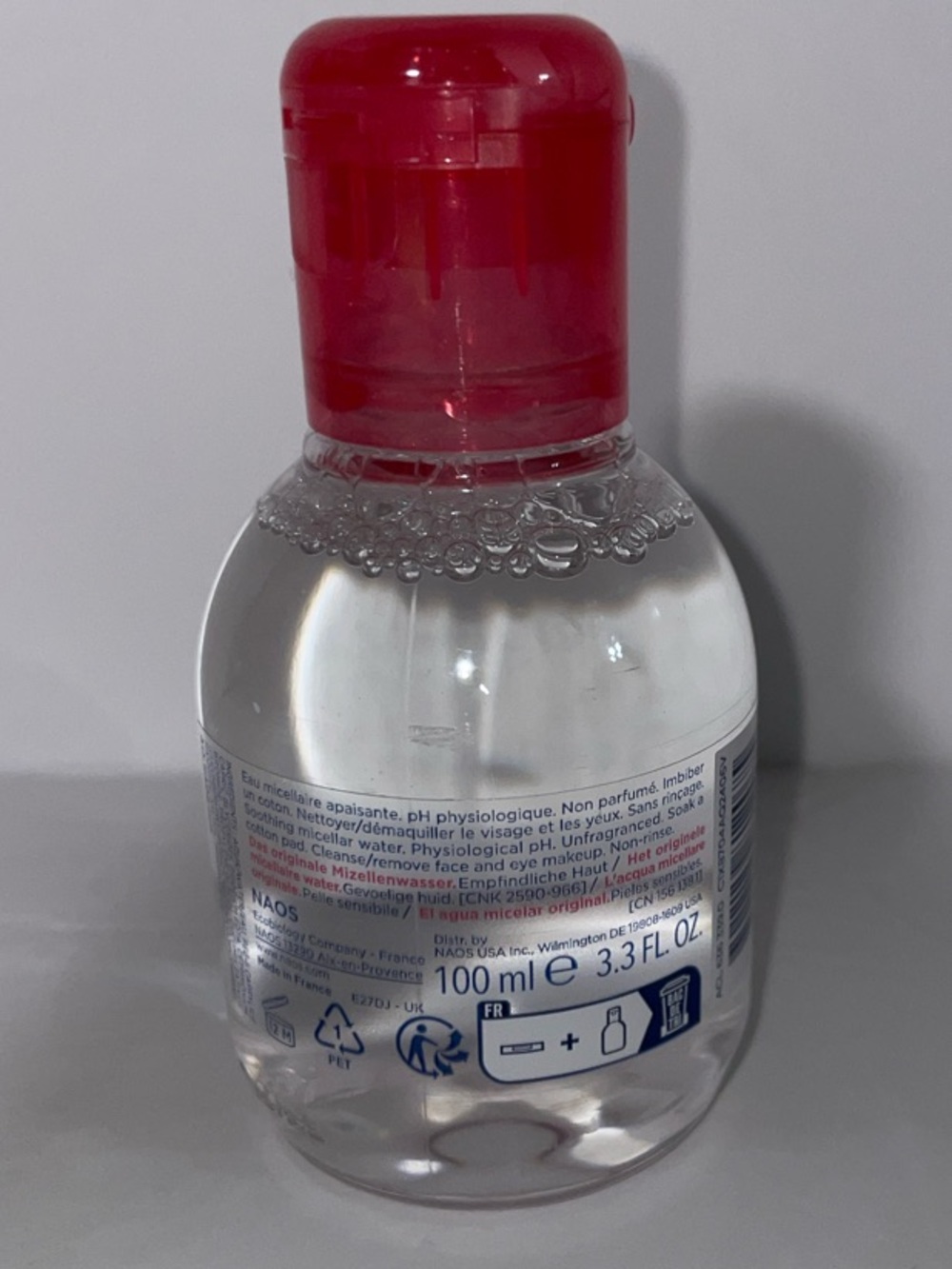 Bioderma Sensibio H2O Micellar Water - Pink Cap - Picture 2 of 2